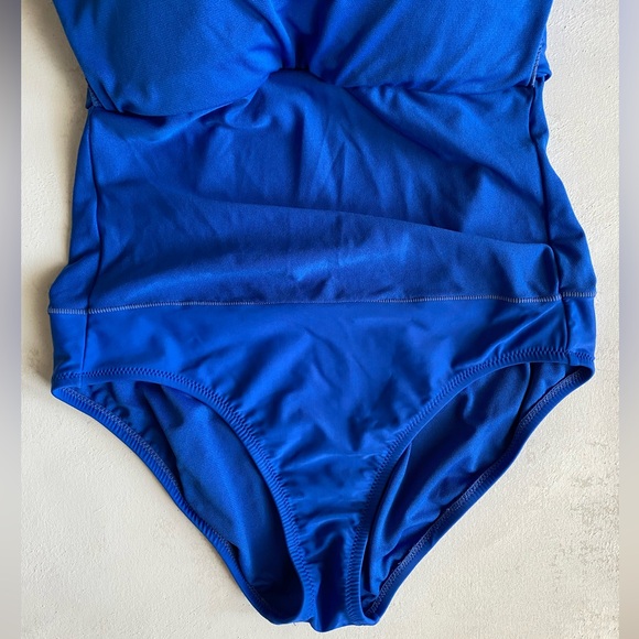 Kenneth Cole Reaction Halter/Strapless Swim Dress in Cobalt Blue Size 10 - Picture 4 of 10